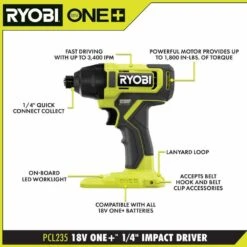 Ryobi ONE+ 18V Cordless 6-Tool Combo Kit With 1.5 Ah Battery, 4.0 Ah Battery, And Charger -RYOBI TOOLS SALE ryobi power tool combo kits pcl1600k2 a0 1000