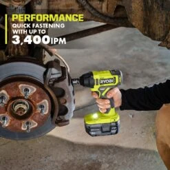Ryobi ONE+ 18V Cordless 2-Tool Combo Kit With 1/2 In. Impact Wrench, 3/8 In. Impact Wrench, 4.0 Ah Battery, And Charger -RYOBI TOOLS SALE ryobi power tool combo kits pcl265k1 pcl250b 4f 1000