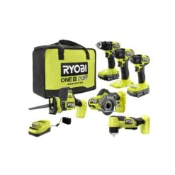 Ryobi ONE+ HP 18V Brushless Cordless Combo Kit (6-Tool) With (2) 1.5 Ah Batteries, Charger, And Bag