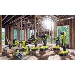 Ryobi ONE+ HP 18V Brushless Cordless Combo Kit (6-Tool) With (2) 1.5 Ah Batteries, Charger, And Bag -RYOBI TOOLS SALE ryobi power tool combo kits psbck06k 76 1000