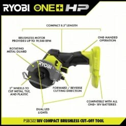 Ryobi ONE+ HP 18V Brushless Cordless Combo Kit (6-Tool) With (2) 1.5 Ah Batteries, Charger, And Bag -RYOBI TOOLS SALE ryobi power tool combo kits psbck06k c3 1000