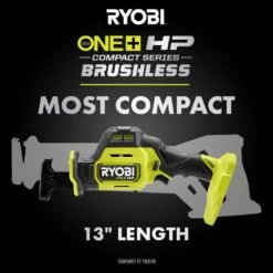 Ryobi ONE+ HP 18V Brushless Cordless Compact 2-Tool Combo Kit With Drill/Driver, One-Handed Recip Saw, 2 Ah Battery, & Charger -RYOBI TOOLS SALE ryobi power tool combo kits psbck1221k1sb 77 1000