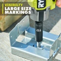 Ryobi 1/2 In Metric Deep Impact Socket Set (11-Piece) -RYOBI TOOLS SALE ryobi ratchet socket sets rhmtis31102 66 1000