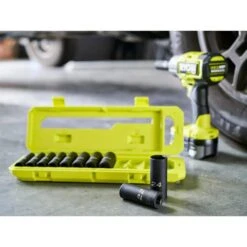 Ryobi 1/2 In Metric Deep Impact Socket Set (11-Piece) -RYOBI TOOLS SALE ryobi ratchet socket sets rhmtis31102 77 1000