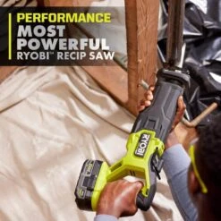 Ryobi ONE+ HP 18V Brushless Cordless Reciprocating Saw Kit With 4.0 Ah HIGH PERFORMANCE EDGE Battery And Charger -RYOBI TOOLS SALE ryobi reciprocating saws pblrs02b pbp1104 pcg004 40 1000