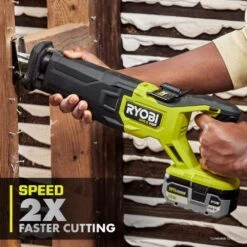 Ryobi ONE+ HP 18V Brushless Cordless Reciprocating Saw Kit With 4.0 Ah HIGH PERFORMANCE EDGE Battery And Charger -RYOBI TOOLS SALE ryobi reciprocating saws pblrs02b pbp1104 pcg004 a0 1000