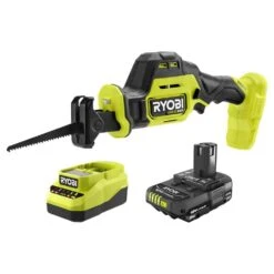 Ryobi ONE+ HP 18V Brushless Cordless Compact One-Handed Reciprocating Saw Kit With 2.0 Ah Battery And Charger