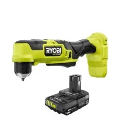 Ryobi ONE+ HP 18V Brushless Cordless Compact 3/8 In. Right Angle Drill With 1.5 Ah Battery