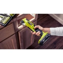 Ryobi ONE+ HP 18V Brushless Cordless Compact 3/8 In. Right Angle Drill With 1.5 Ah Battery -RYOBI TOOLS SALE ryobi right angle drills psbra02b pbp002 77 1000