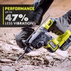 Ryobi ONE+ HP 18V Brushless Cordless 1 In. SDS-Plus Rotary Hammer Drill (Tool Only) -RYOBI TOOLS SALE ryobi rotary hammers p223 1d 1000