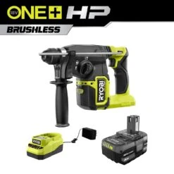 Ryobi ONE+ HP 18V Brushless Cordless 1 In. SDS Plus Rotary Hammer Kit With (1) 4.0 Ah Battery -RYOBI TOOLS SALE ryobi rotary hammers p223k1 fa 1000 1