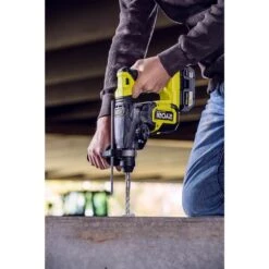 Ryobi ONE+ HP 18V Brushless Cordless Compact 5/8 In. SDS Rotary Hammer Kit With 2.0 Ah HIGH PERFORMANCE Battery And Charger -RYOBI TOOLS SALE ryobi rotary hammers psbrh01k1 c3 1000