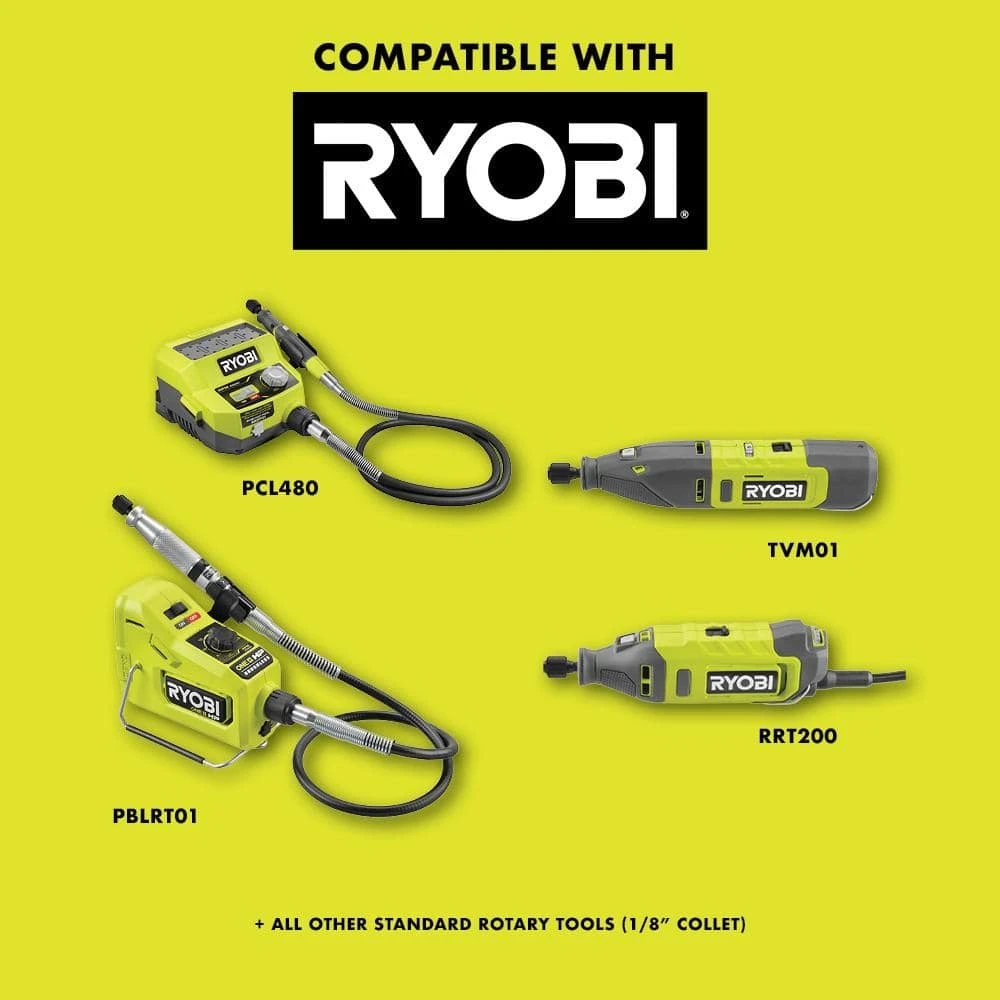 Ryobi Rotary Tool 8-Piece Standard Point Drywall Cutting Bits (For Drywall) 2 Ryobi Rotary Tool 8-Piece Standard Point Drywall Cutting Bits (For Drywall) - Image 2