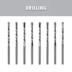 Ryobi Rotary Tool 8-Piece Guide Point Drywall Cutting Bits (For Drywall)