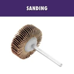 Ryobi Rotary Tool 80 Grit Sanding Flapwheel (For Metal, Plastic And Wood)