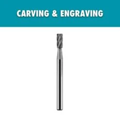 Ryobi Rotary Tool 1/8 In. Carbide Cylinder Engraving Burr (For Metal, Plastic And Wood)
