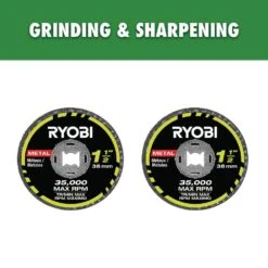 Ryobi Rotary Tool 2-Piece 1-1/2 In. Metal Grinding Wheel