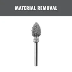 Ryobi Rotary ToolSmooth Flame Material Removal Burr (For Wood, Plastic, Fiberglass And Drywall)