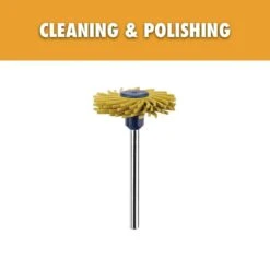 Ryobi Rotary Tool 80 Grit Cleaning And Polishing Disc (For Metal And Plastic)