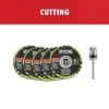 Ryobi Rotary Tool 6-Piece Twist Lock Cut-Off Wheel Starter Kit (For Metal And Plastic)