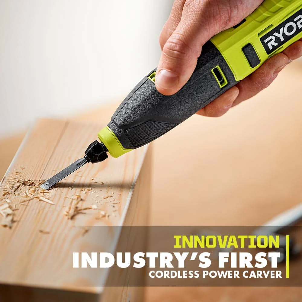 Ryobi USB Lithium Power Carver Kit With 2.0 Ah USB Lithium Battery And Charging Cable 4 Ryobi USB Lithium Power Carver Kit With 2.0 Ah USB Lithium Battery And Charging Cable - Image 4