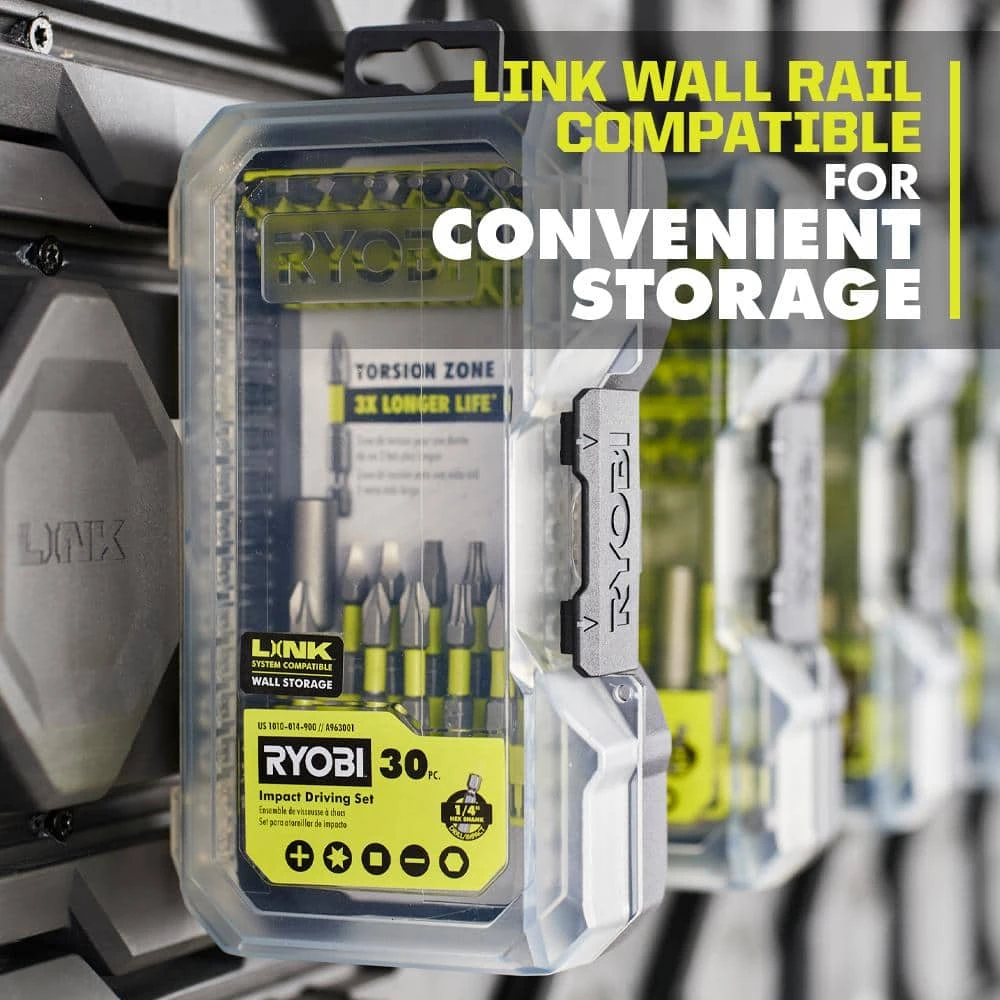 Ryobi Impact Rated Driving Set (30-Piece) 5 Ryobi Impact Rated Driving Set (30-Piece) - Image 5