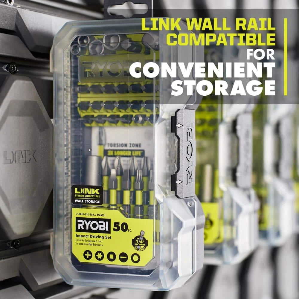 Ryobi Impact Rated Driving Set (50-Piece) 8 Ryobi Impact Rated Driving Set (50-Piece) - Image 8