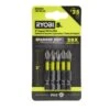 Ryobi 2 In. Diamond Grit Impact Drive Bits (5-Piece)
