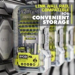 Ryobi Impact Rated Driving Set (70-Piece) -RYOBI TOOLS SALE ryobi screwdriver bits a967001 77 1000