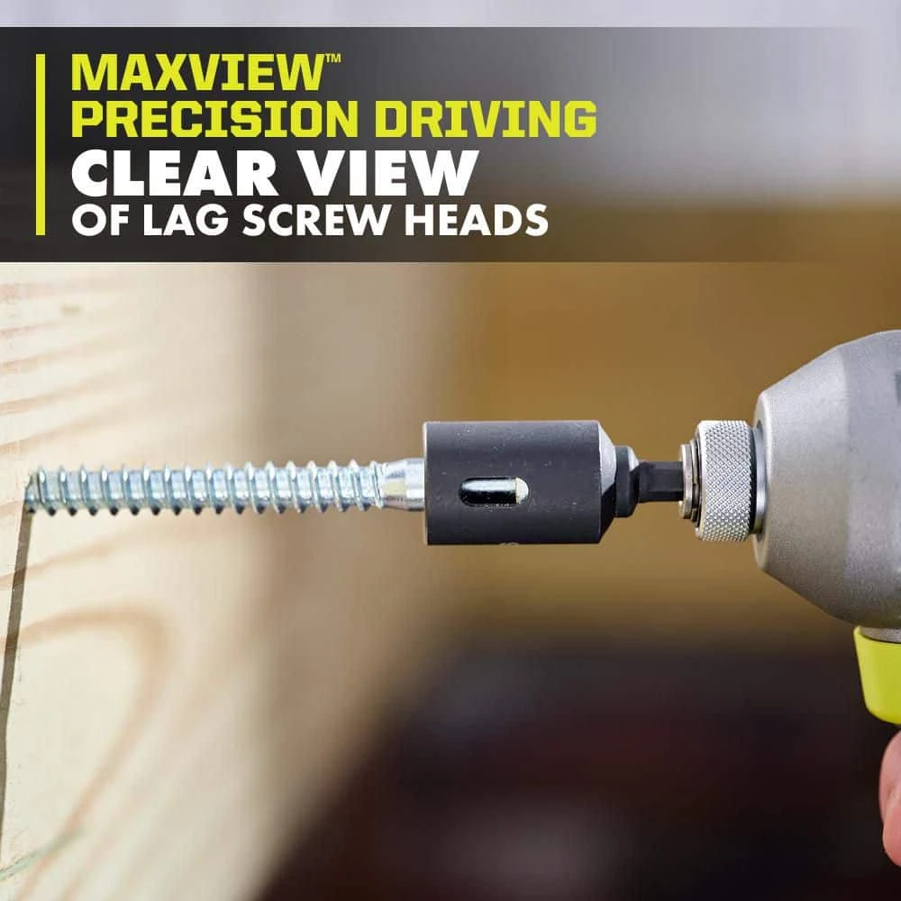 Ryobi MaxView Lag Driver Set (4-Piece) 5 Ryobi MaxView Lag Driver Set (4-Piece) - Image 5