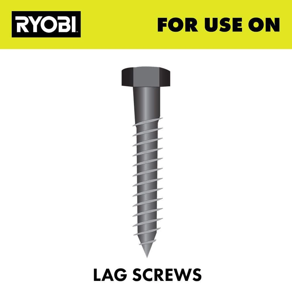 Ryobi MaxView Lag Driver Set (4-Piece) 4 Ryobi MaxView Lag Driver Set (4-Piece) - Image 4