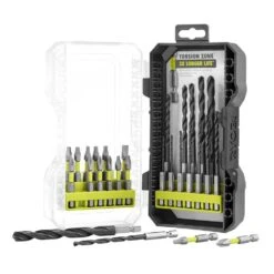 Ryobi Black Oxide Impact Drill And Drive Drill Bit Set (28-Piece)