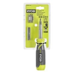 Ryobi 11-in-1 Multi-bit Screwdriver With Cushion Grip Handle -RYOBI TOOLS SALE ryobi screwdriver sets rhsdm1101 c3 1000