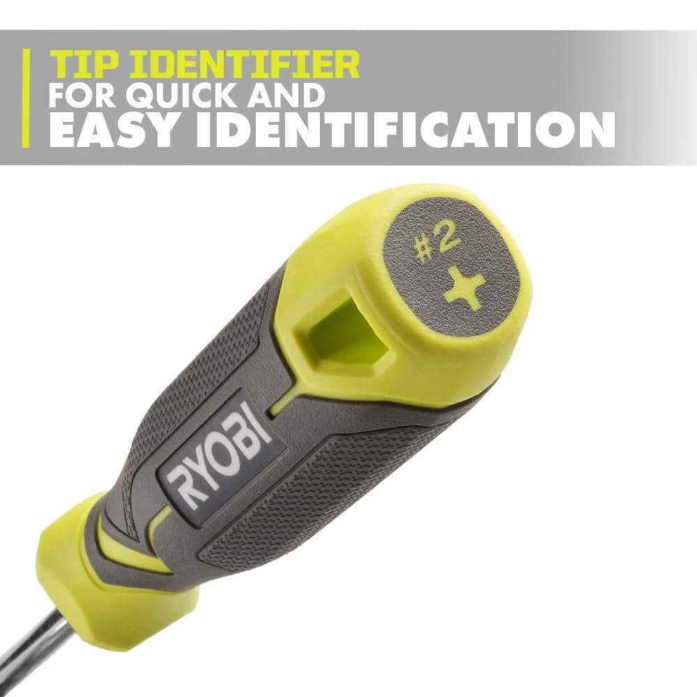 Ryobi Screwdriver Set (7-Piece) With Cushion Grip Handles 5 Ryobi Screwdriver Set (7-Piece) With Cushion Grip Handles - Image 5