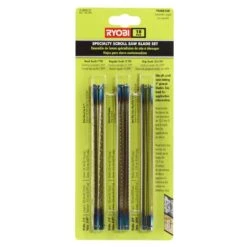 Ryobi Regular Tooth Scroll Saw Blades Assortment (18-Piece) -RYOBI TOOLS SALE ryobi scroll saw blades a28sc21 4f 1000