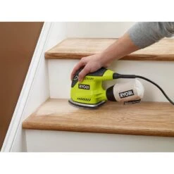 Ryobi 1.2 Amp Corded 5.5 In. Corner Cat Sander With Dust Bag, Sample Sandpaper, And Storage Case -RYOBI TOOLS SALE ryobi sheet sanders cfs1503gk d4 1000
