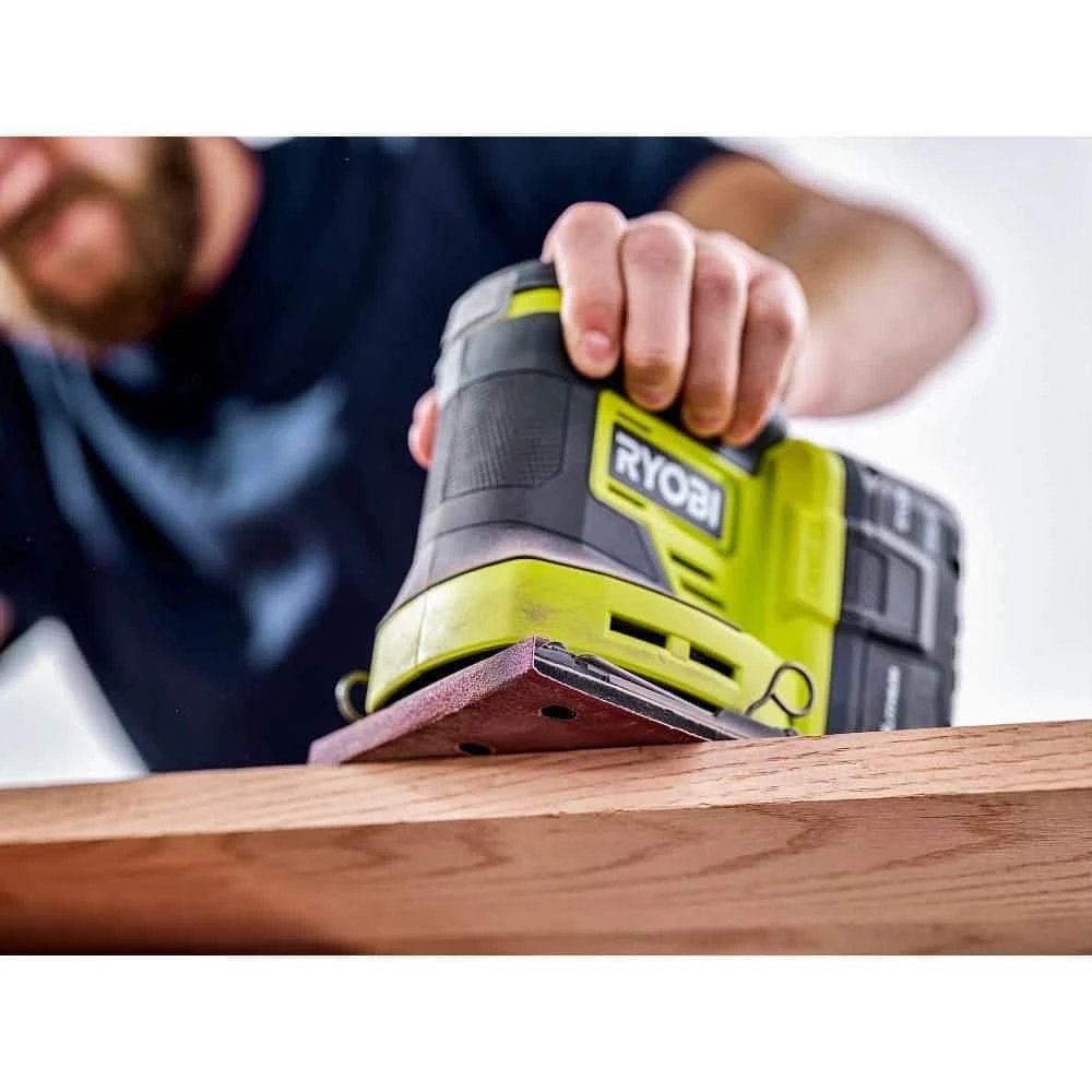 Ryobi ONE+ 18V Cordless 1/4 Sheet Sander (Tool Only) 6 Ryobi ONE+ 18V Cordless 1/4 Sheet Sander (Tool Only) - Image 6