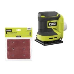 Ryobi ONE+ 18V Cordless 1/4 Sheet Sander With 9-Piece 1/4 Sheet Sand Paper Assortment 22 Ryobi ONE+ 18V Cordless 1/4 Sheet Sander With 9-Piece 1/4 Sheet Sand Paper Assortment -RYOBI TOOLS SALE ryobi sheet sanders pcl401b a19901 d4 1000