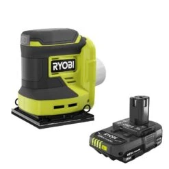 Ryobi ONE+ 18V Cordless 1/4 Sheet Sander With ONE+ 18V 2.0 Ah Lithium-Ion Battery