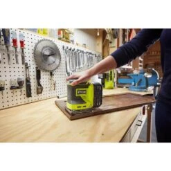 Ryobi ONE+ 18V Lithium-Ion 4.0 Ah Battery, 2.0 Ah Battery, And Charger Kit With ONE+ Cordless 1/4 Sheet Sander -RYOBI TOOLS SALE ryobi sheet sanders pcl401b psk106sb 77 1000