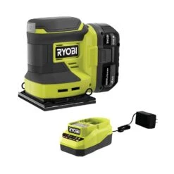 Ryobi ONE+ 18V Cordless 1/4 Sheet Sander Kit With 4.0 Ah Battery And Charger