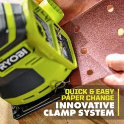 Ryobi ONE+ 18V Cordless 1/4 Sheet Sander Kit With 4.0 Ah Battery And Charger -RYOBI TOOLS SALE ryobi sheet sanders pcl401k1 a0 1000