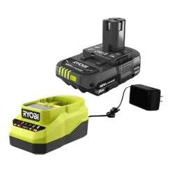 Ryobi ONE+ 18V Cordless Compact Workshop Blower With 2.0 Ah Battery And Charger -RYOBI TOOLS SALE ryobi specialty power tools p755 psk005 77 1000