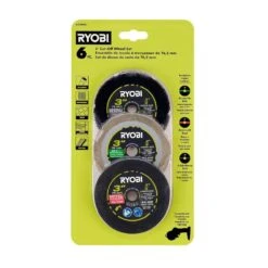 Ryobi 3 In. Carbide Cut Off Wheel Set (6-Piece) -RYOBI TOOLS SALE ryobi specialty saw blades a7cw601 40 1000