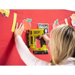 Ryobi ONE+ 18V Cordless Compression Drive 3/8 In. Crown Stapler Kit With 2.0 Ah Battery And Charger -RYOBI TOOLS SALE ryobi staple guns p317k1n a0 1000