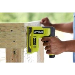 Ryobi USB Lithium 4-in-1 Stapler/Nailer Kit With 3.0 Ah Battery, Charging Cable, And FREE USB Lithium 2.0 Ah Battery -RYOBI TOOLS SALE ryobi staplers fvn51k fvb02 66 1000