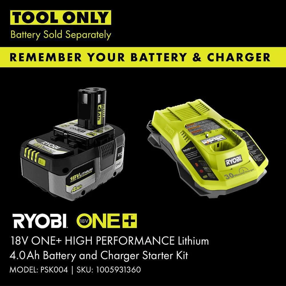 Ryobi ONE+ 18V AirStrike 18-Gauge Cordless Cordless Narrow Crown Stapler 8 Ryobi ONE+ 18V AirStrike 18-Gauge Cordless Cordless Narrow Crown Stapler - Image 8