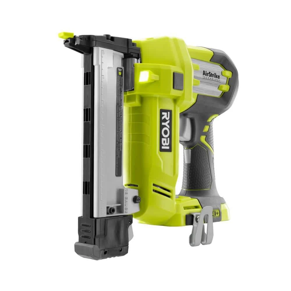 Ryobi ONE+ 18V AirStrike 18-Gauge Cordless Cordless Narrow Crown Stapler 1 Ryobi ONE+ 18V AirStrike 18-Gauge Cordless Cordless Narrow Crown Stapler