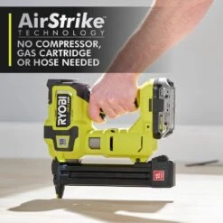 Ryobi ONE+ HP 18V Brushless Cordless 18-Gauge Narrow Crown Stapler (Tool Only) -RYOBI TOOLS SALE ryobi staplers pbl324b 77 1000