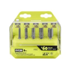 Ryobi Straight Router Bit Set (5-Piece)